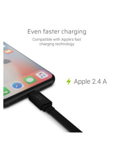 CABLE LIGHTNING FLATCABLE 25CM 2