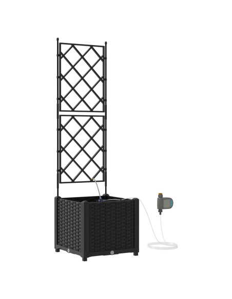 Vasi da Giardino con Sistema di Irrigazione Black