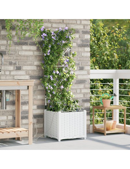 Vasi da Giardino  con Sistema di Irrigazione per Acqua Bianco