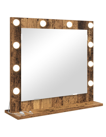 Specchio da Toeletta  Legno Antico Legno, Vetro 60 x 55 x 18 cm