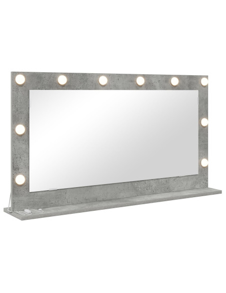 Specchio da Toeletta  Grigio cemento Cemento 100 x 55 x 18 cm