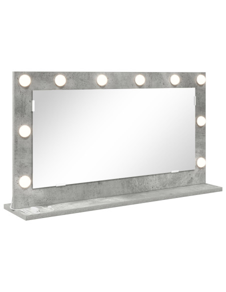 Specchio da Toeletta  Grigio cemento Cemento 80 x 45 x 18 cm