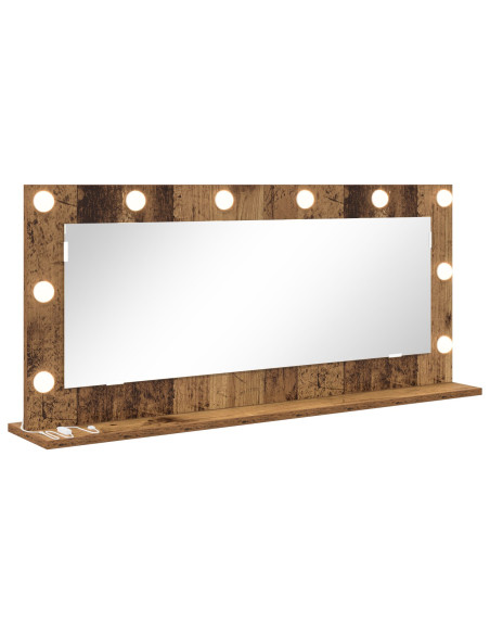 Specchio da Toeletta  Legno Invecchiato 100 x 45 x 18 cm Specchio
