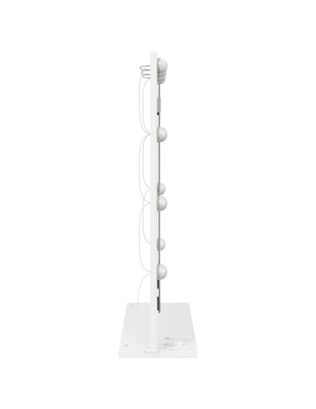 Specchio da toeletta  Bianco Legno, Specchio, Vetro 70 x 50 x 18 cm