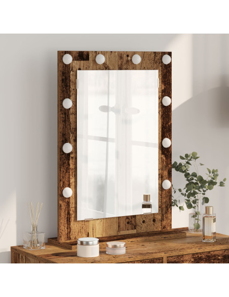 Specchio da Toeletta  Legno vecchio Legno massello 70 x 50 x 18 cm