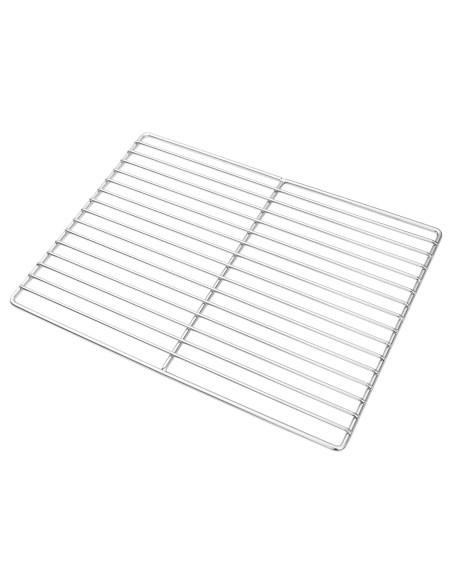 Griglia BBQ rettangolare 40x30 cm in acciaio inox 304