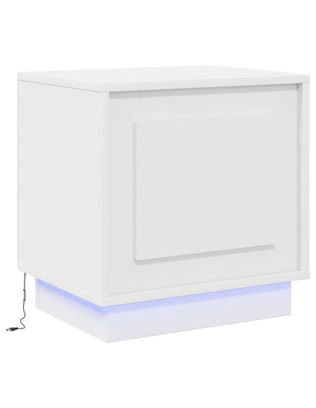 Comodini Bianco Legno ingegnerizzato 44 x 34,5 x 45 cm Comodino