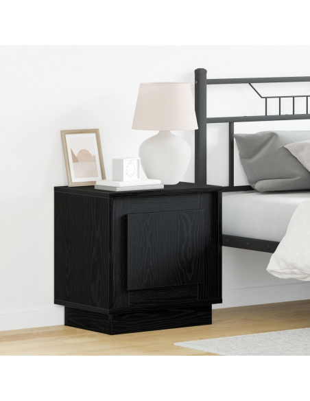 Comodini Rovere nero Legno ingegnerizzato 44 x 34,5 x 45 cm Ante