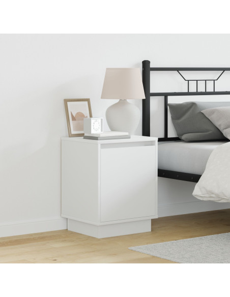 Comodini  Bianco Legno ingegnerizzato 39 x 34,5 x 50 cm Moderno