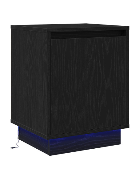 Comodini Quercia Nera Legno Ingegnerizzato 39 x 34.5 x 50 cm