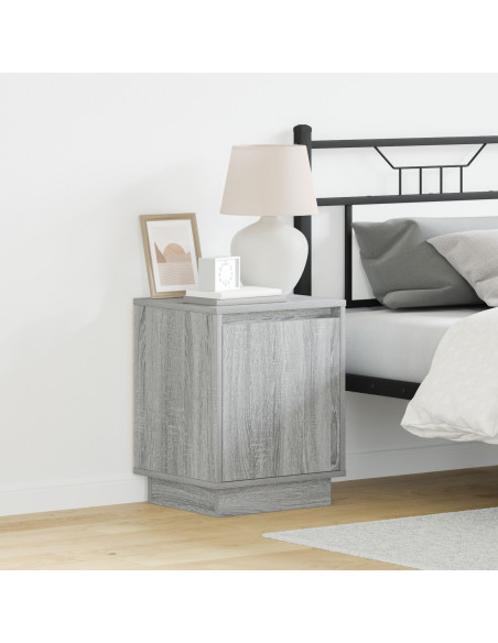 Comodini  Grigio Sonoma Legno ingegnerizzato 39 x 34.5 x 50 cm