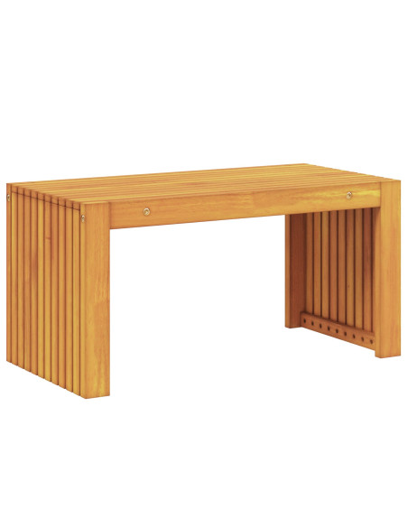 Tavolino da caffè  70x35x35 cm Legno Massello Acacia