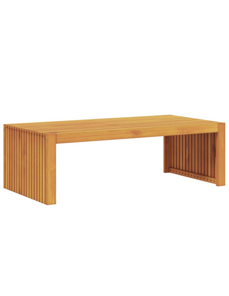 Tavolino da Giardino 110x55x35 cm Legno Massello Acacia