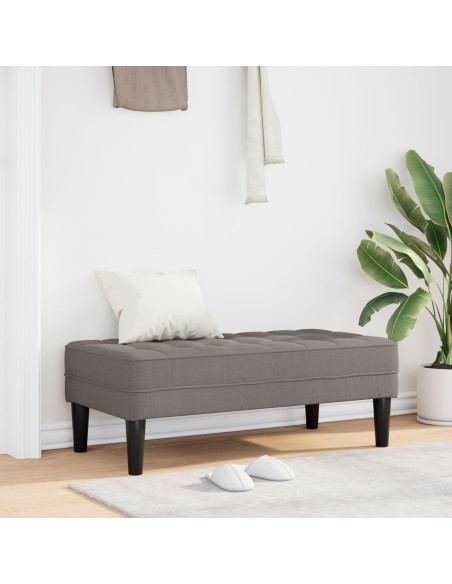 panchina  Tortora 113x57x39 cm Tessuto