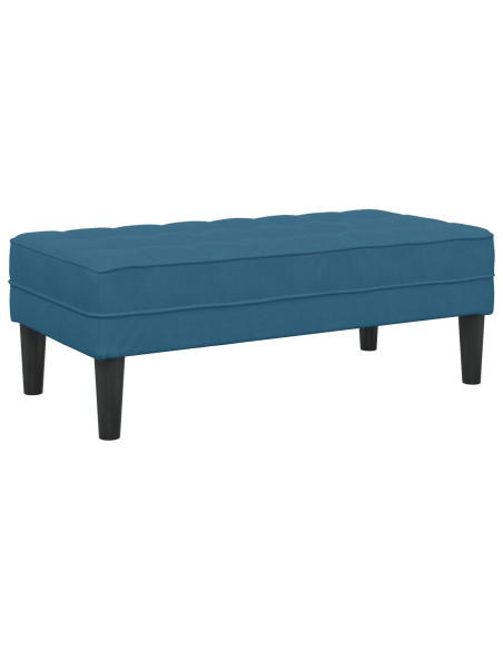 panchine  blu 100% legno di pino Panchina in Velluto Blu