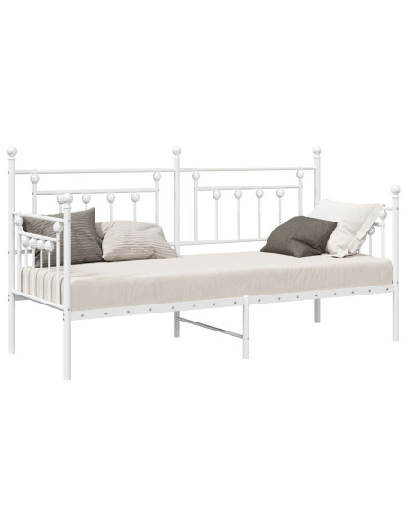 Letti & Strutture per Letti Bianco Metallo Singolo Robusto