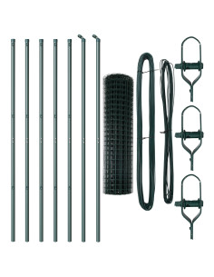 Recinzione con Posto Verde 1 x 10 m Acciaio