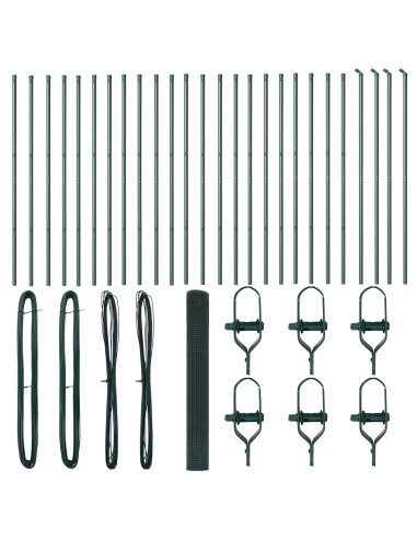 Palo della recinzione Verde 50 x 1,2 m (rete 12 x 12 mm)