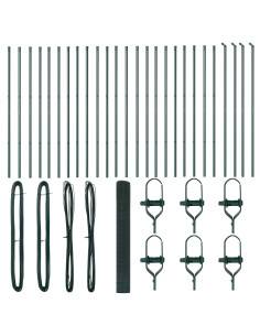 Palo della recinzione Verde 50 x 1,2 m (rete 16 x 16 mm)