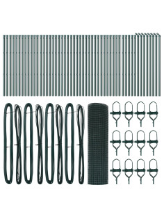Palo della recinzione Verde 100 x 0,6 m (rete 12 x 12 mm)