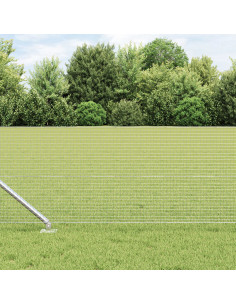 Palo della recinzione Argento 100 x 0,4 m (maglia 19 x 19 mm)