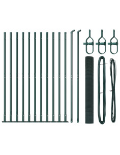 Palo della recinzione Verde 25 x 1,2 m (rete 16 x 16 mm)