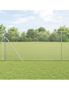 Recinzione in Rete Saldato Argento 1.2 x 25 m