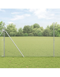 Recinzione in Rete Saldato Argento 1.6 x 50 m