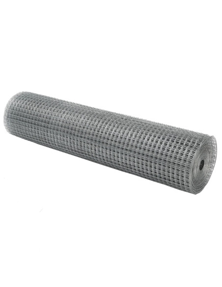 Recinzione in Rete Saldato  0.8x100 m Acciaio Galvanizzato