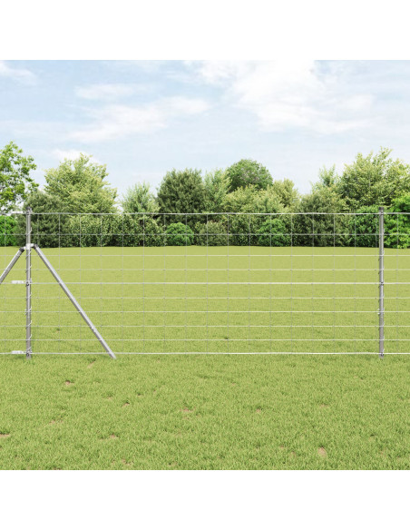 Recinzione per Campi  1x10 m Acciaio Zincato