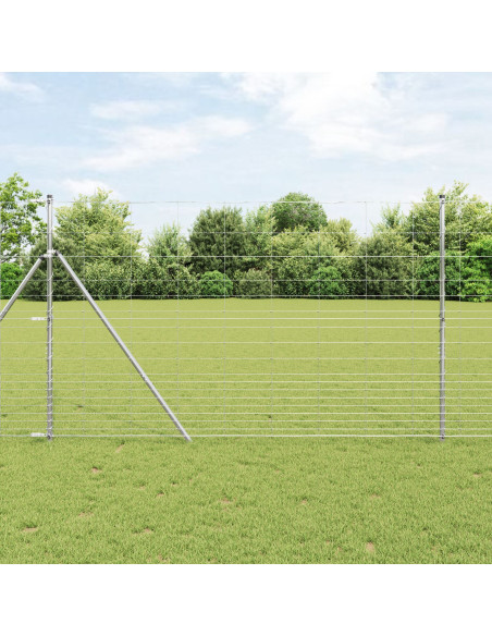 Recinzione per Campi  1.5x25 m in Acciaio Galvanizzato