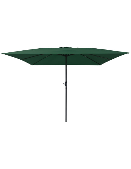 Ombrellone Quadrato da Giardino  295x245 cm Verde