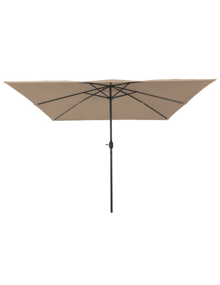 Parasol Quadrato da Giardino  295x245 cm Tortora