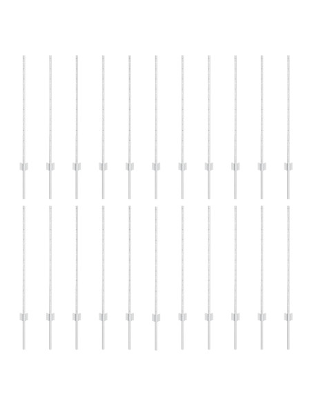 Pali di Recinzione  44 pcs U-Channel Argento 140 cm Acciaio