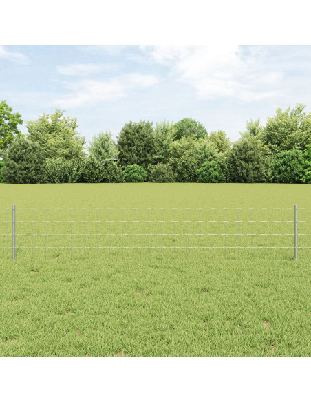 Recinto Euro  con 11 Post U Grigio 0.4 x 50 m Acciaio