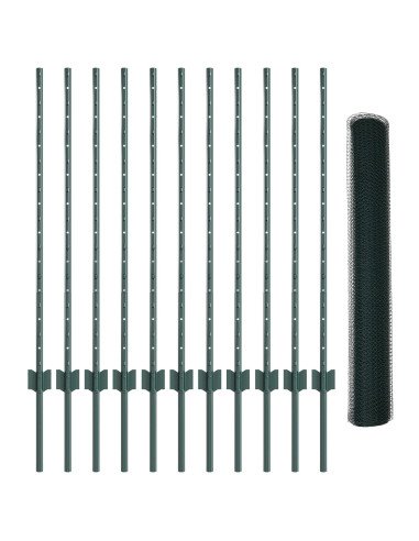 Recinzione con Posto Verde 1 x 25 m Acciaio