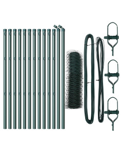 Palo della recinzione Verde 25 x 0,6 m (maglia 36 mm)