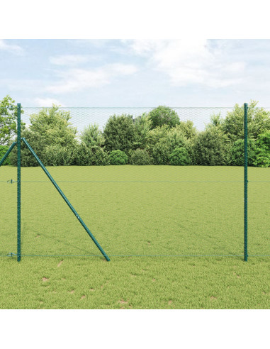 Palo della recinzione Verde 25 x 1,6 m (rete da 25 mm)