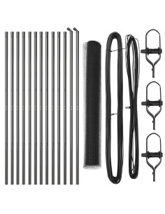 Palo della recinzione Grigio 25 x 1,2 m (rete da 13 mm) Acciaio