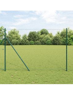 Palo della recinzione Grigio 50 x 1,5 m (maglia 50 mm)