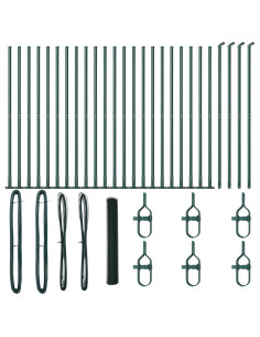 Palo della recinzione Verde 50 x 1,2 m (25 mm rete)