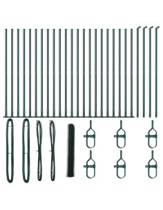 Palo della recinzione Verde 50 x 1,2 m (rete da 36 mm)