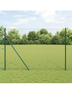 Palo della recinzione Grigio 100 x 1,6 m (rete da 25 mm)