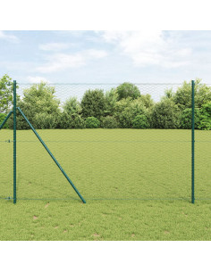 Palo della recinzione Grigio 100 x 1,6 m (rete da 36 mm)