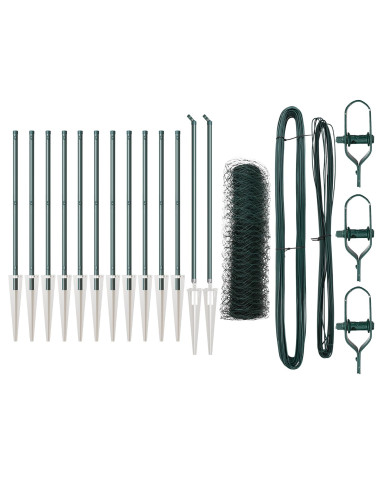 Palo della recinzione Verde 25 x 0,6 m (rete 50 mm)