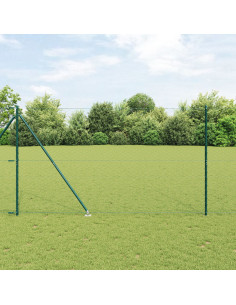 Palo della recinzione Verde 25 x 1,6 m (maglia 50 mm)