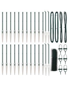 Palo della recinzione Verde 50 x 0,5 m (rete da 50 mm)