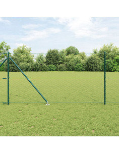 Palo della recinzione Verde 50 x 1,4 m (maglia da 50 mm)