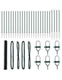 Palo della recinzione Verde 50 x 1,5 m (maglia 50 mm)