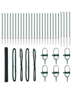 Palo della recinzione Verde 50 x 1,6 m (rete da 13 mm)